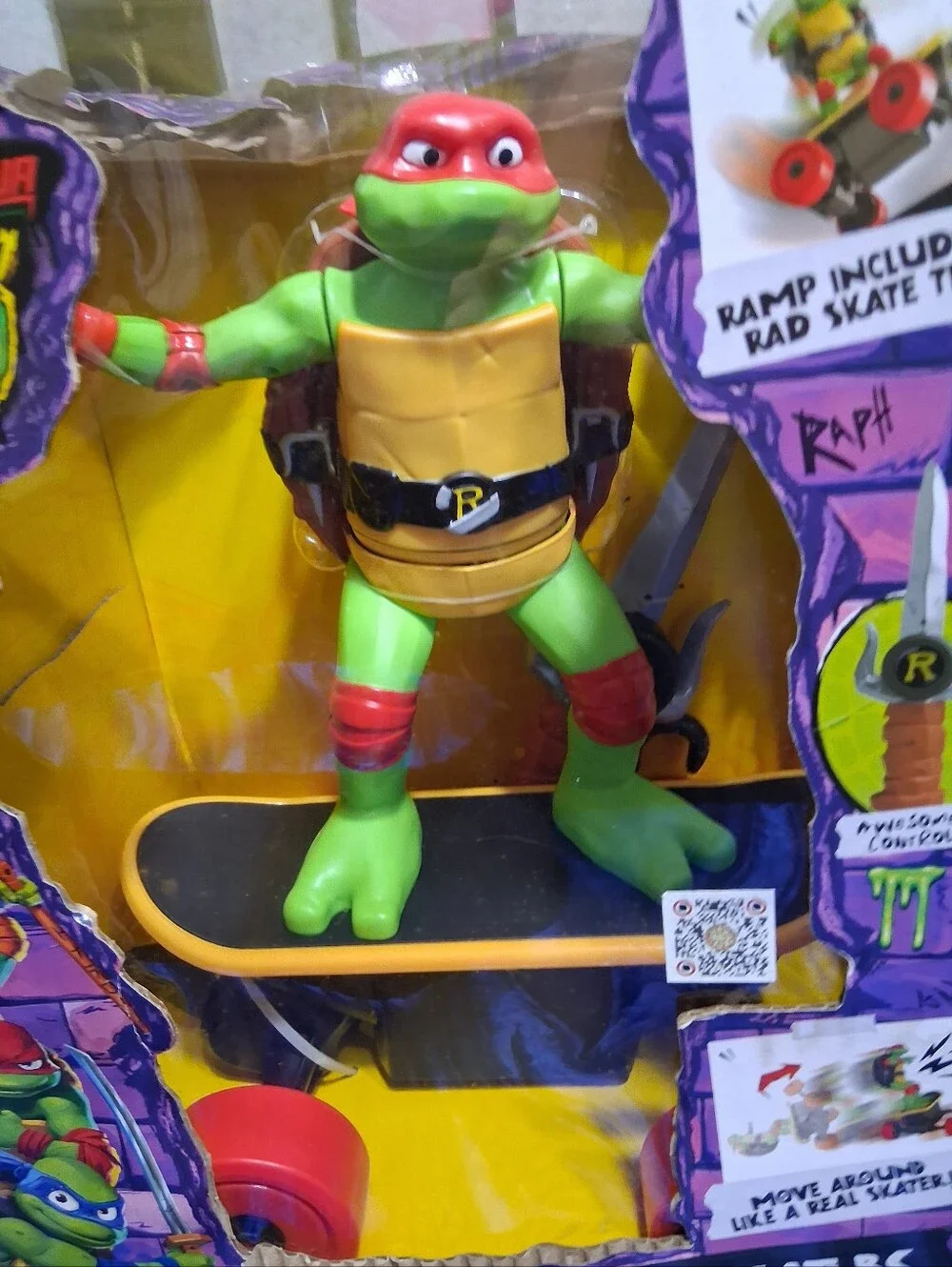 Teenage Mutant Ninja Turtles Raph Cowabunga Skate RC - Green & Red